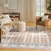 Nourison Nordic NRC16 Ivory Rust Area Rugs