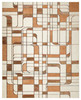 Nourison Nordic NRC17 Ivory Rust Area Rugs