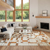 Nourison Nordic NRC17 Ivory Rust Area Rugs