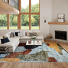 Nourison Nordic NRC18 Blue Multicolor Area Rugs
