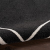 Nourison Nourison Essentials NRE02 Black Ivory Area Rugs