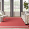 Nourison Nourison Essentials NRE02 Brick Ivory Area Rugs