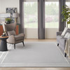 Nourison Nourison Essentials NRE02 Grey Ivory Area Rugs