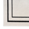 Nourison Nourison Essentials NRE02 Ivory/Black Area Rugs