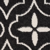 Nourison Nourison Essentials NRE04 Black Ivory Area Rugs