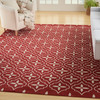 Nourison Nourison Essentials NRE04 Brick Ivory Area Rugs