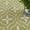 Nourison Nourison Essentials NRE04 Green Ivory Area Rugs