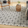 Nourison Nourison Essentials NRE04 Ivory Black Area Rugs