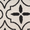 Nourison Nourison Essentials NRE04 Ivory Black Area Rugs