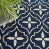 Nourison Nourison Essentials NRE04 Navy Ivory Area Rugs