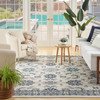 Nourison Nourison Essentials NRE05 Ivory Blue Area Rugs