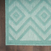 Nourison Versatile NRV01 Aqua Teal Area Rugs
