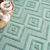 Nourison Versatile NRV01 Aqua Teal Area Rugs