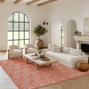 Nourison Versatile NRV01 Coral Orange Area Rugs