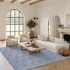 Nourison Versatile NRV01 Denim Blue Area Rugs