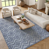 Nourison Versatile NRV01 Denim Blue Area Rugs