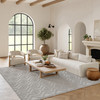 Nourison Versatile NRV01 Silver Grey Area Rugs