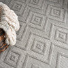 Nourison Versatile NRV01 Silver Grey Area Rugs