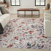 Nourison Nourison Washables NWB01 Ivory Pink Area Rugs