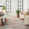 Nourison Nourison Washables NWB06 Cream Multicolor Area Rugs