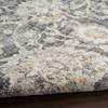 Nourison Oushak Home OUS01 Charcoal Area Rugs