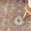 Nourison Oushak Home OUS01 Rust Area Rugs