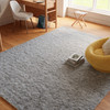 Nourison Pacific Shag PCS01 Silver Area Rugs