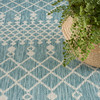 Nourison Positano POS02 Aqua Area Rugs