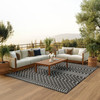 Nourison Positano POS02 Black Area Rugs