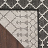 Nourison Positano POS02 Black Area Rugs