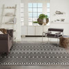 Nourison Positano POS02 Black Area Rugs