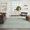 Nourison Positano POS02 Blue Green Area Rugs