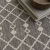 Nourison Positano POS02 Charcoal Area Rugs