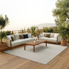 Nourison Positano POS02 Light Grey Area Rugs