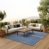 Nourison Positano POS02 Navy Blue Area Rugs