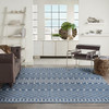 Nourison Positano POS02 Navy Blue Area Rugs
