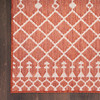 Nourison Positano POS02 Terracotta Area Rugs