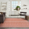 Nourison Positano POS02 Terracotta Area Rugs