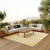 Nourison Positano POS02 Yellow Area Rugs