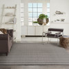 Nourison Positano POS03 Charcoal Ivory Area Rugs