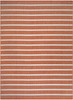Nourison Positano POS03 Terracotta Ivory Area Rugs