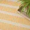 Nourison Positano POS03 Yellow Ivory Area Rugs
