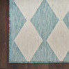 Nourison Positano POS04 Aqua Area Rugs