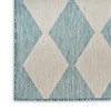 Nourison Positano POS04 Aqua Area Rugs