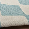 Nourison Positano POS04 Aqua Area Rugs