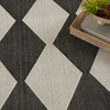 Nourison Positano POS04 Black Area Rugs