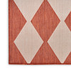 Nourison Positano POS04 Terracotta Area Rugs