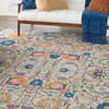 Nourison Passion PSN01 Ivory Multicolor Area Rugs