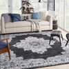 Nourison Passion PSN03 Black Ivory Area Rugs