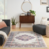 Nourison Passion PSN03 Ivory Blue Area Rugs